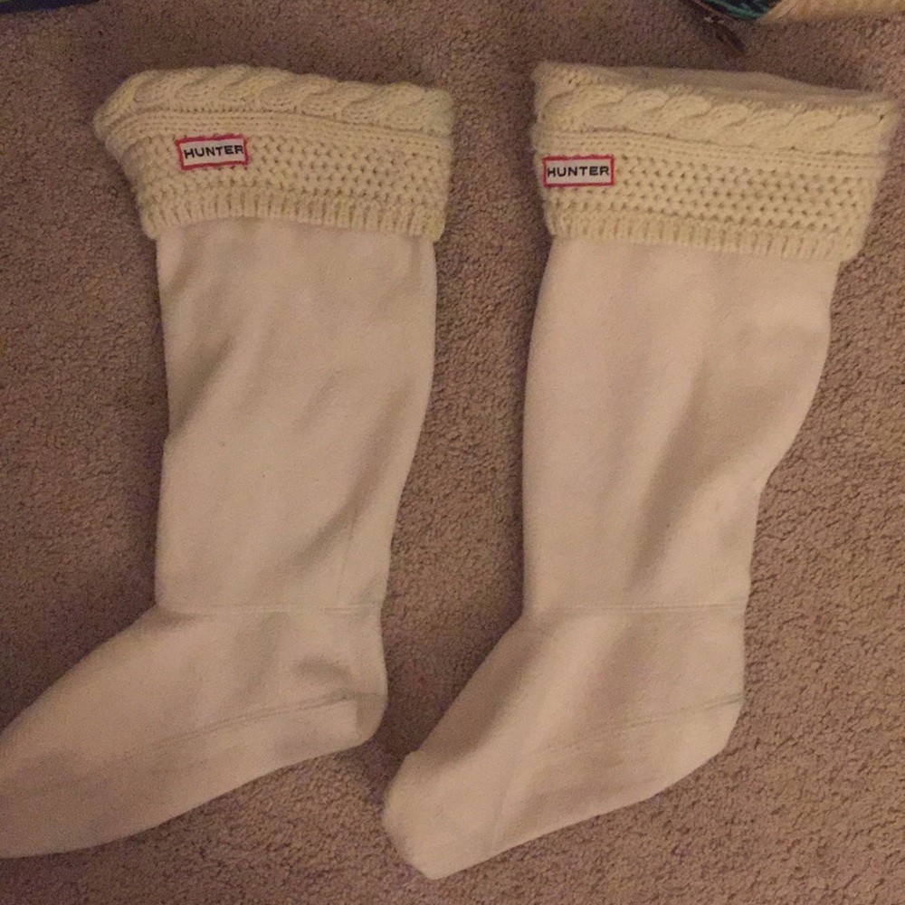 HUNTER knit tall boot sock